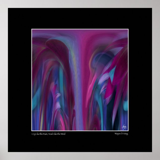 Affiche Pleure comme la pluie, comment aimer le vent (Devant)