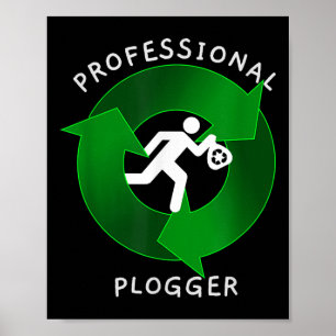 Affiche Plogger Professionnel - Jogger environnement de Pl