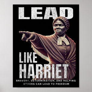 Affiche Plomb Comme Harriet Histoire Noire Afro-Américaine