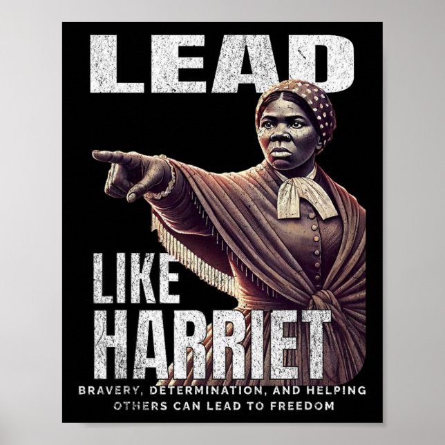 Affiche Plomb Comme Harriet Histoire Noire Afro-Américaine (Devant)