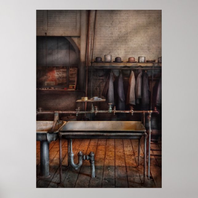 Affiche Plomber - En fin de journée (Devant)