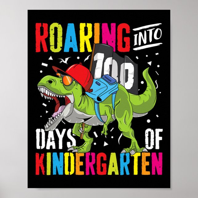 Affiche Plongée Dans 100 Jours Jardin D'Enfants Amusants T (Devant)