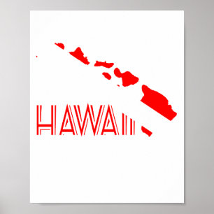 Affiche Plongée en SCUBA Hawaii