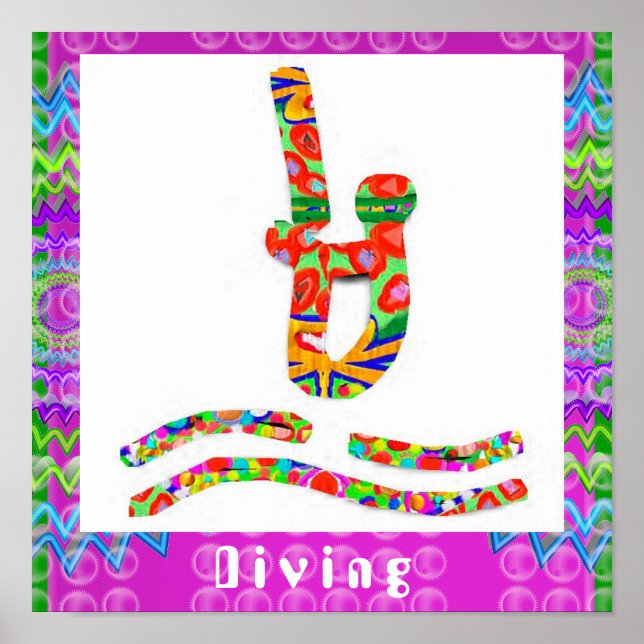 Affiche Plongée - Hobby, Exercice, Sports (Devant)