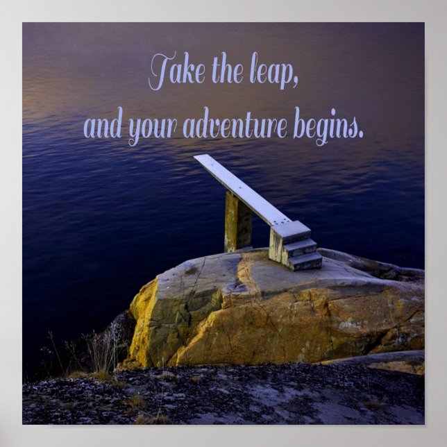 Affiche Plongée Prenez Le Leap Adventure (Devant)
