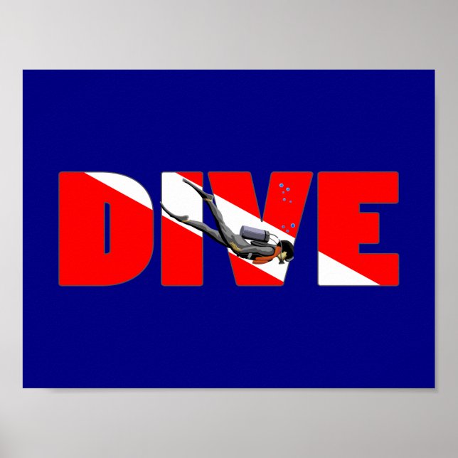 Affiche Plongée sous-marine plongée (Devant)