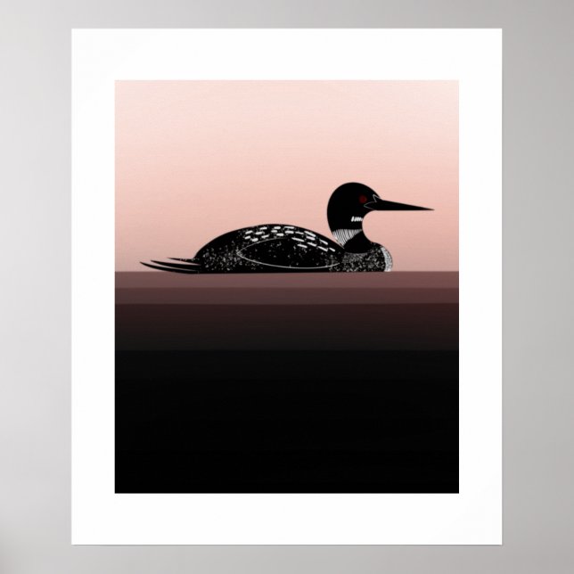 Affiche Plongeon commun (Devant)