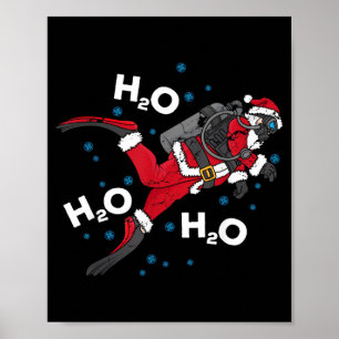 Affiche Plongeon drôle de cadeau de plongée de jeu de mots