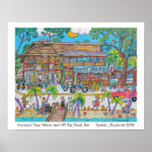 Plongeurs de cocotiers et hors du Hook Bar, Roatan
