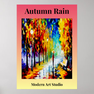 Affiche Pluie d'automne