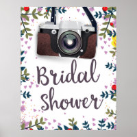 Pluie de fleurs Fleurs vintage et appareil photo c