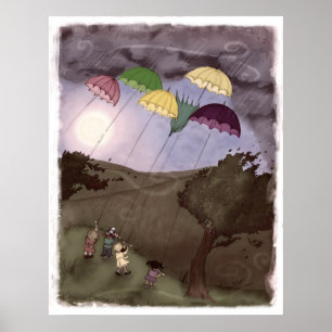 Affiche Pluie Kites