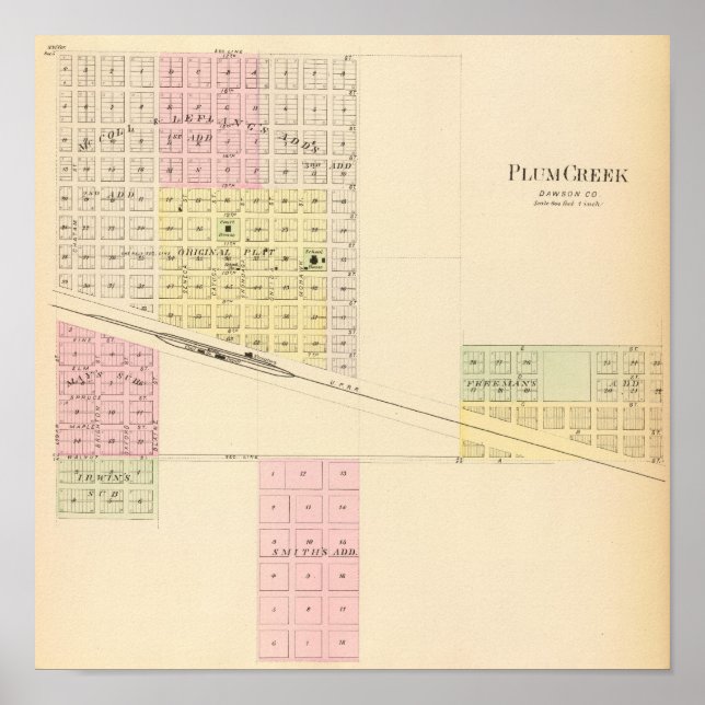 Affiche Plum Creek, Nebraska (Devant)