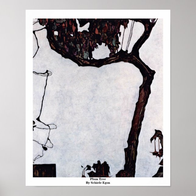 Affiche Plum Tree Par Schiele Egon (Devant)