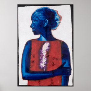 Affiche Plume blanche