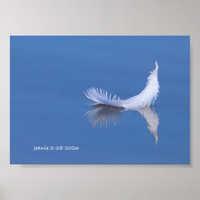 Affiche Plume sur l'eau (Devant)