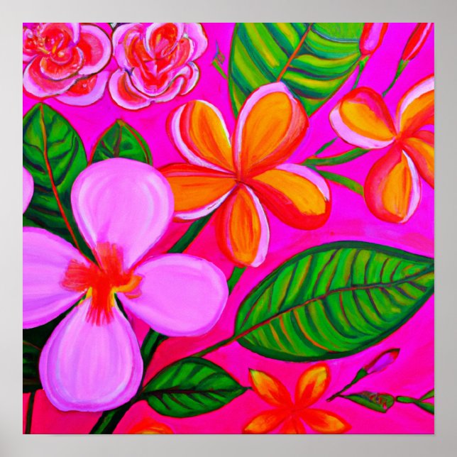 Affiche Plumeria Punch (Devant)