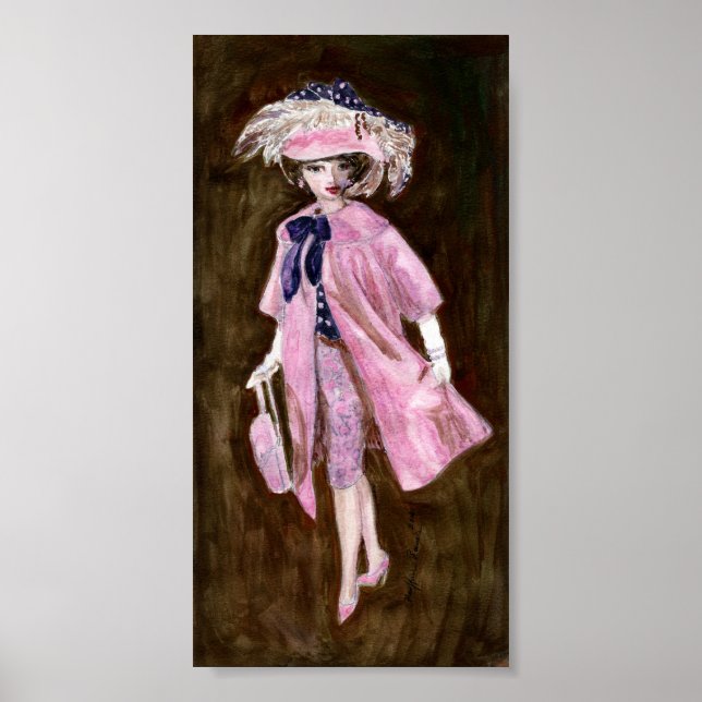 Affiche Plumes, Mauvy Silk & Suede : Matisse Doll Mode (Devant)