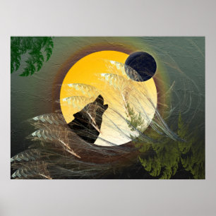 Affiche Plumes tombantes