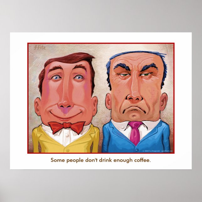 Affiche Plus de café ? (Devant)