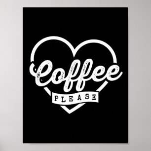 AFFICHE PLUS DE CAFÉ S'IL VOUS PLAÎT