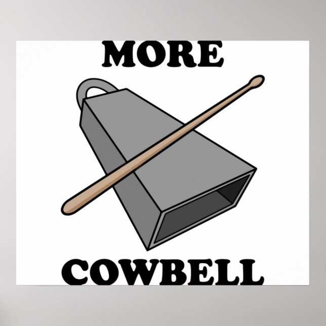 Affiche Plus de Cowbell (Devant)