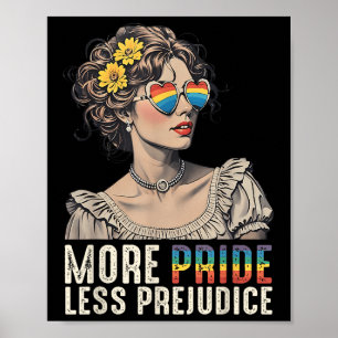 Affiche Plus de fierté moins de préjugés Lgbt Queer Art Vi
