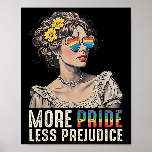 Affiche Plus de fierté moins de préjugés Lgbt Queer Art Vi (Devant)