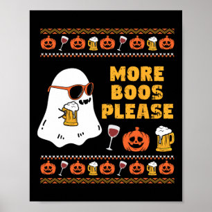Affiche Plus de livres S'il vous plaît Vintage Retro Ghost