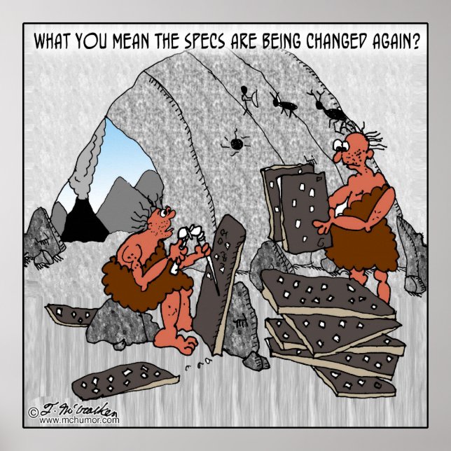 Affiche Plus de modifications de spécifications ? ! (Devant)