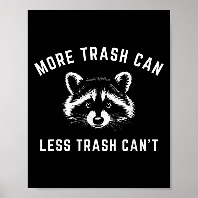 Affiche Plus de poubelle, moins de déchets ne peut pas - R (Devant)