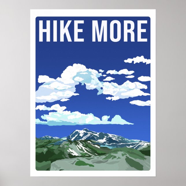 Affiche Plus de randonnée (Devant)