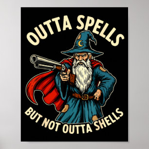 Affiche Plus de sorts mais pas sans coquilles Magicien Fan