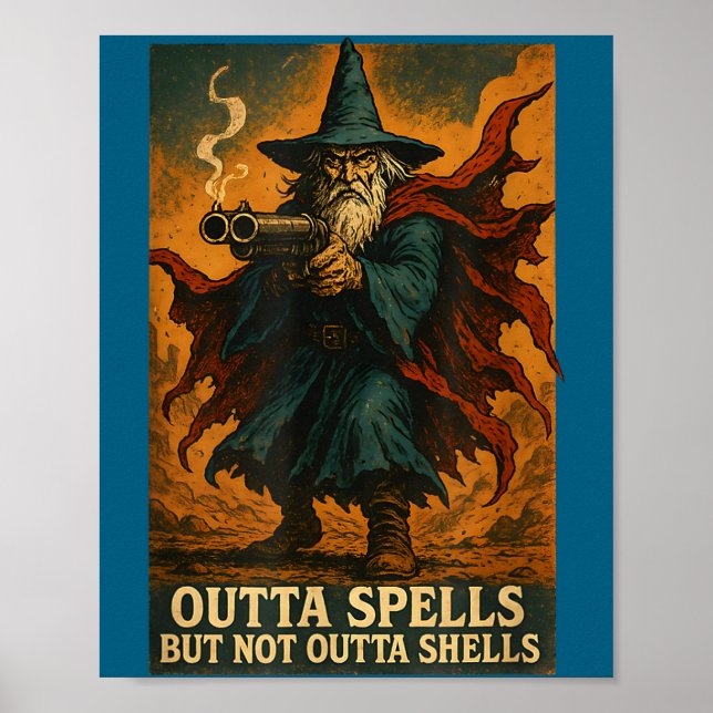 Affiche Plus de sorts mais pas sans coquilles Magicien Fan (Devant)