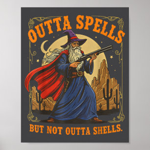 Affiche Plus de sorts mais pas sans coquilles Magicien Fan