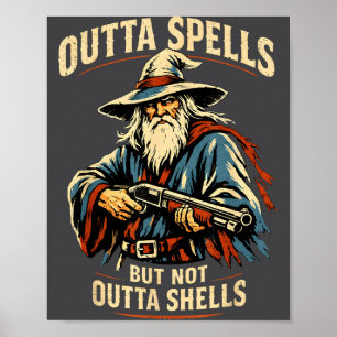 Affiche Plus de sorts mais pas sans coquilles Magicien Fan
