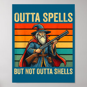 Affiche Plus de sorts mais pas sans coquilles Magicien Fan