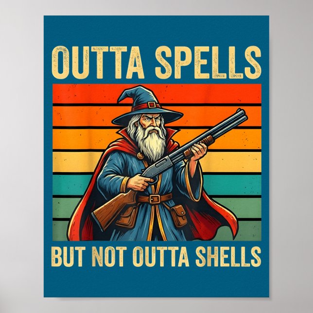 Affiche Plus de sorts mais pas sans coquilles Magicien Fan (Devant)