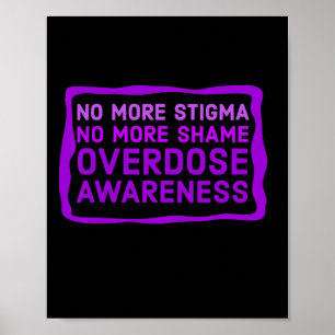 Affiche Plus de stigmatisation Plus de honte Sensibilisati