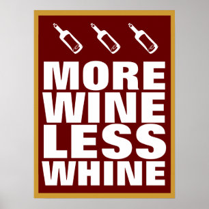 Affiche Plus de vin