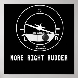 Affiche Plus Droit Pilote Cfi instructeur de vol Cadeau pi