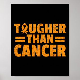 Affiche Plus dur que le cancer Leukemia Sensibilisation Su
