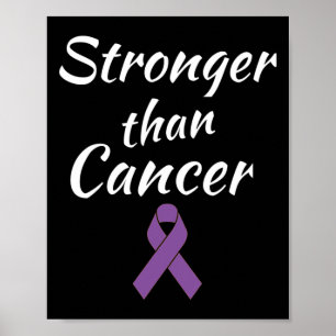 Affiche Plus fort que le cancer Pancréatique Cancer Sensib
