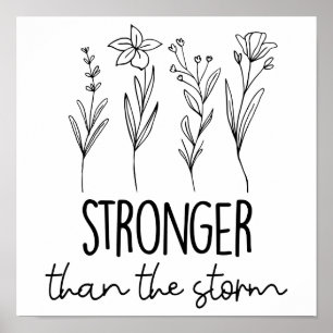 Affiche Plus forte que la tempête pour les questions de sa