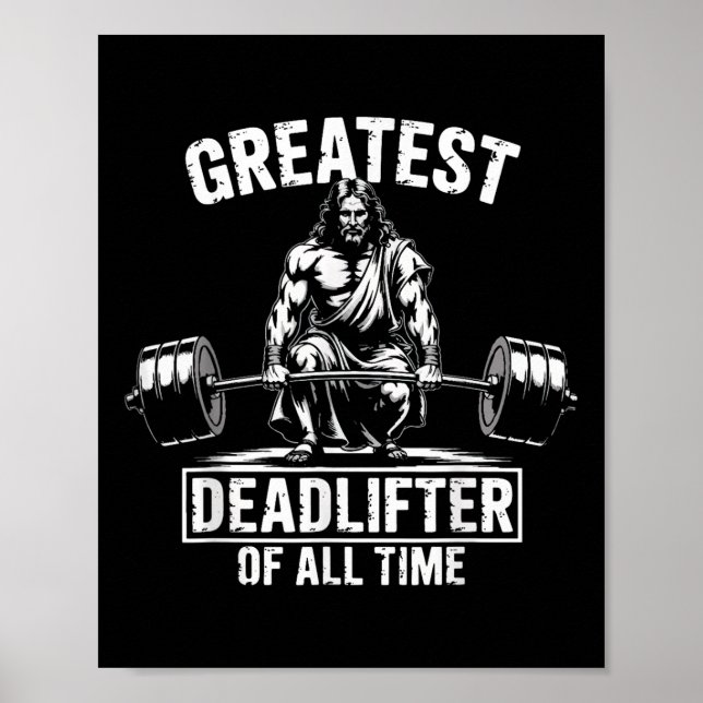 Affiche Plus Grand Soulève-Poids Mort De Tous Les Temps Jé (Devant)
