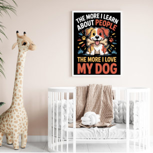 AFFICHE PLUS J'APPRENDS SUR LES GENS