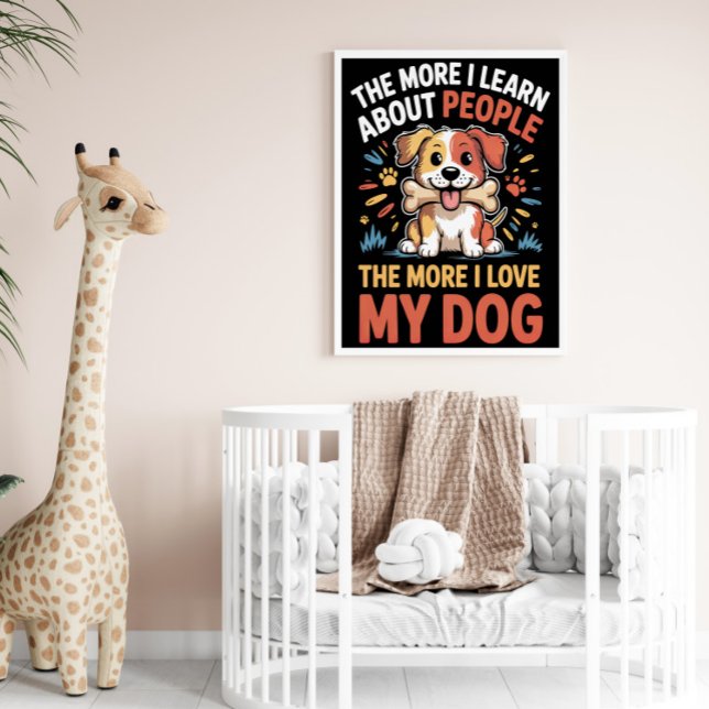 AFFICHE PLUS J'APPRENDS SUR LES GENS (Créateur téléchargé)