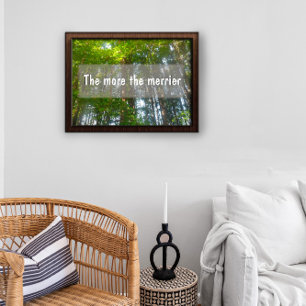 Affiche Plus l'affiche du proverbe Inspirationnel est joye