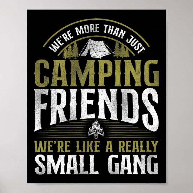 Affiche Plus que de simples amis de camping Petite tente d (Devant)