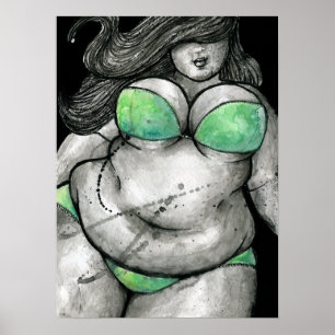 Affiche Plus Size Beauty